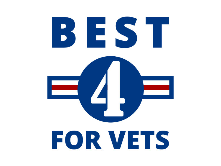 Graphic: Number 4, Best for Vets (Veterans)